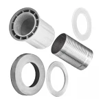 Смеситель для умывальника Armata SUS-001-C(N) с нерж. стали (без подвода) (CH6479)