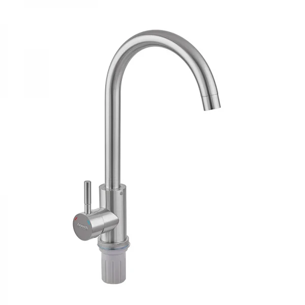 Смеситель для кухни Armata SUS-011(N) из нерж. стали (без подвода) (CH6485)