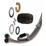 Смеситель для кухни Armata SUS-014-B с выдвижной лейкой из нерж. стали (CH6488)