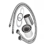 Смеситель для умывальника Armata Kub-001 из нерж. стали (CH6491)