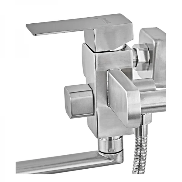 Смеситель для ванны Armata Kub-006 (Euro) из нерж. стали (CH6492)