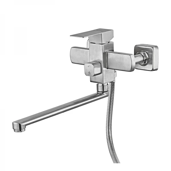 Смеситель для ванны Armata Kub-006 (Euro) из нерж. стали (CH6492)