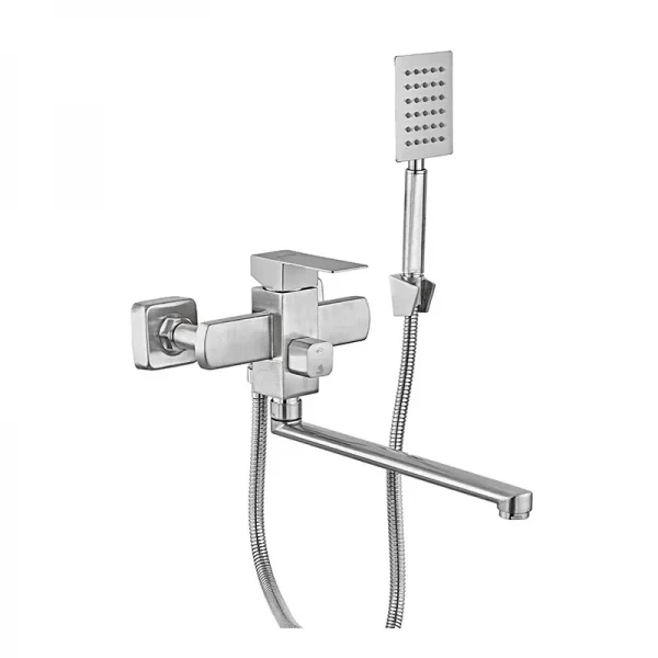 Смеситель для ванны Armata Kub-006 (Euro) из нерж. стали (CH6492)