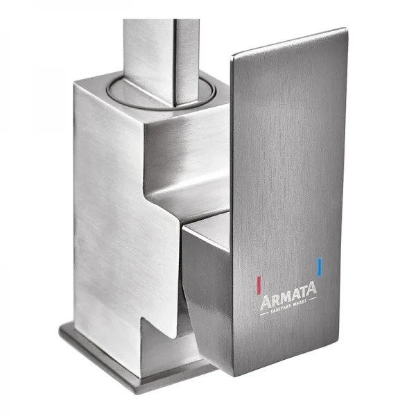 Смеситель для кухни Armata Kub-011 из нерж. стали (CH6494)