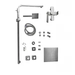 Душевая колонна со смесителем Armata Kub-009-J из нерж. стали (CH6495)