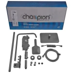 Душевая колонна Champion PBM-009-J Graphite со смесителем с кнопочным переключателем, 4 режима (CH6501)