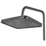 Душевая колонна Champion PBR-009-J Graphite со смесителем с кнопочным переключателем, 4 режима (CH6502)