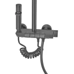 Душевая колонна Armata BCS-009-J Graphite со смесителем с кнопочным переключателем, 4 режима (CH6509)