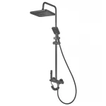 Душевая колонна Armata BCS-009-J Graphite со смесителем с кнопочным переключателем, 4 режима (CH6509)