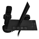 Душевая колонна Armata BCT-009-J Black со смесителем с кнопочным переключателем, 4 режима (CH6510)