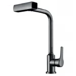 Смеситель для кухни Champion MOZ-014 GRAPHITE с выдвижной лейкой 4 режима из нержавеющей стали (CH6517)