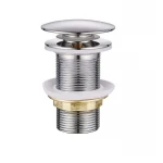 Донний клапан для раковини Champion POP-UP-02 1 1/4'' без переливу автомат СLICK-СLACK (Колір хром) (CH6531)