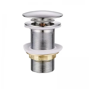 Донний клапан для раковини Champion POP-UP-02 1 1/4'' без переливу автомат СLICK-СLACK (Колір хром) (CH6531)