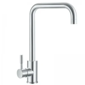 Смеситель для кухни Champion SUS-011-G CHROME из нержавеющей стали с высоким поворотным изливом (CH6537)