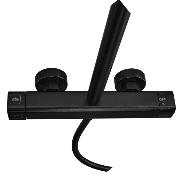 Душевая колонна со смесителем из алюминия CHAMPION PBC-009-J BLACK, 3 режима (CH6546)