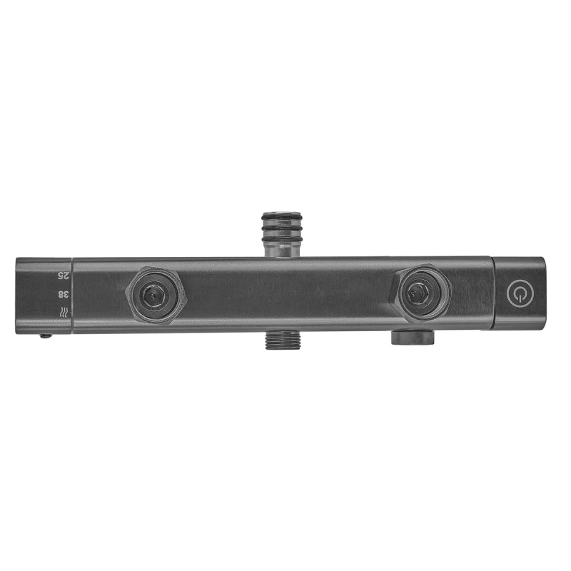 Душевая колонна со смесителем из алюминия CHAMPION PBC-009-J GRAPHITE, 3 режима (CH6548)