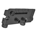 Душевая колонна со смесителем с кнопочным переключателем из алюминия CHAMPION PBD-009-J BLACK, 4 режима (CH6549)