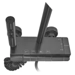 Душевая колонна со смесителем с кнопочным переключателем из алюминия CHAMPION PBD-009-J GRAPHITE, 4 режима (CH6550)