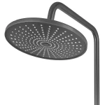 Душевая колонна со смесителем с кнопочным переключателем из алюминия CHAMPION PBD-009-J GRAPHITE, 4 режима (CH6550)