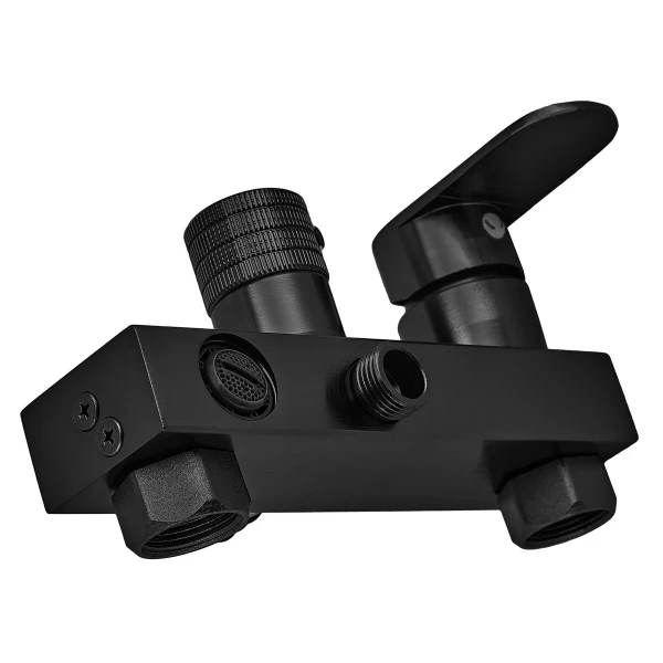 Душевая колонна со смесителем из алюминия ARMATA BCD-009-J BLACK, 3 режима (CH6557)