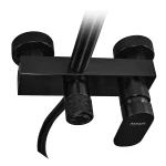 Душевая колонна со смесителем из алюминия ARMATA BCD-009-J BLACK, 3 режима (CH6557)