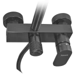 Душевая колонна со смесителем из алюминия ARMATA BCD-009-J GRAPHITE, 3 режима (CH6558)