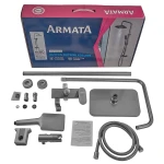 Душевая колонна со смесителем из алюминия ARMATA BCG-009-J, 3 режима (CH6559)