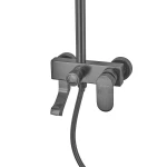 Душевая колонна со смесителем из алюминия ARMATA BCG-009-J GRAPHITE, 3 режима (CH6561)