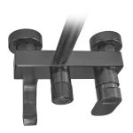 Душевая колонна со смесителем из алюминия ARMATA BCG-009-J GRAPHITE, 3 режима (CH6561)