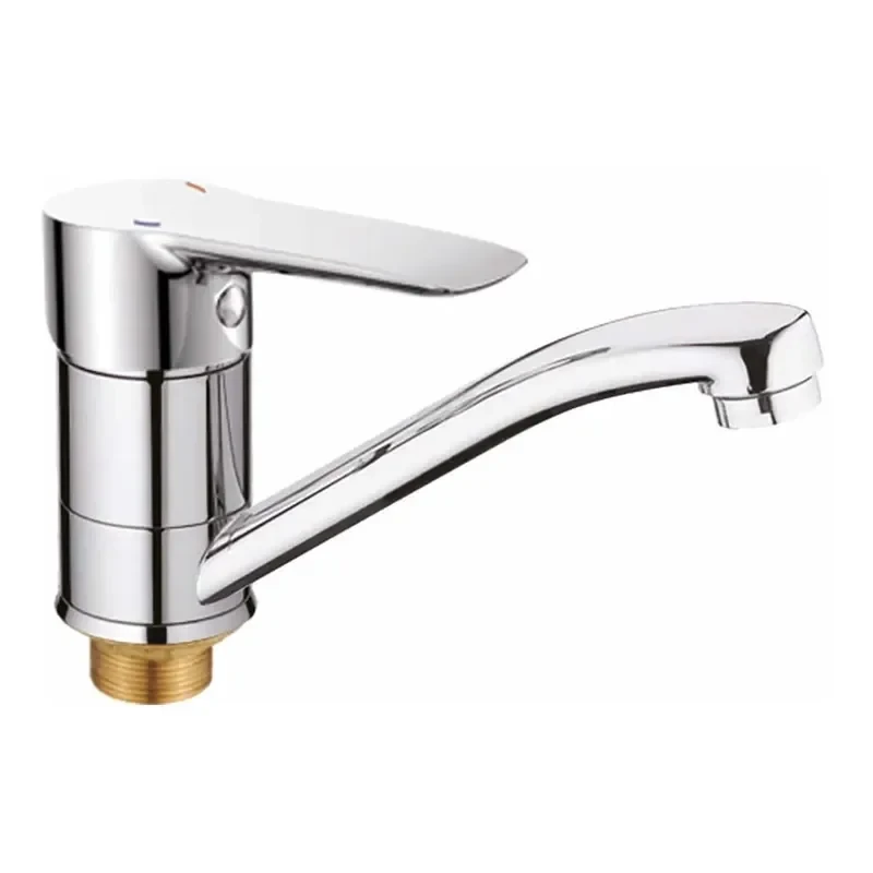 Змішувач для умивальника Cron Columbia 555-15 CM гайка (CR0011)