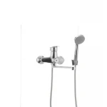 Змішувач для ванни CRON Focus 006 хромований одноважільний з довгим поворотним виливом (CR0019)