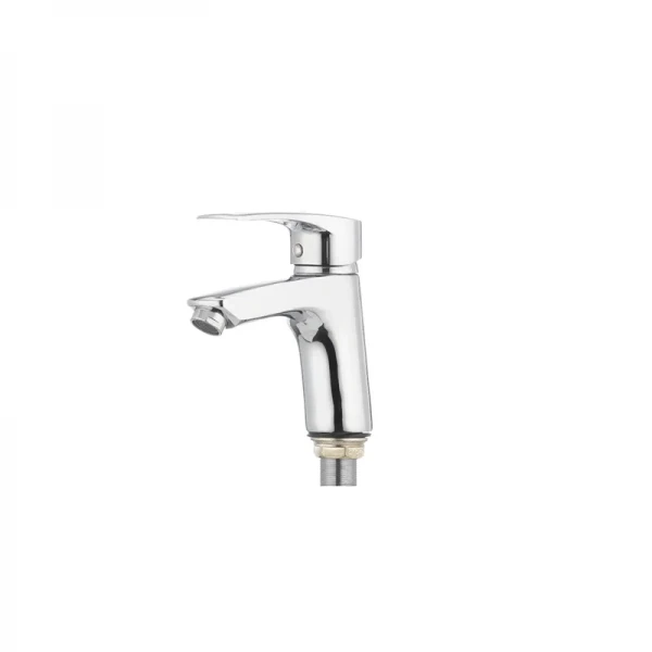 Змішувач для умивальника Cron Hansberg 001 хромований одноважільний (CR0025)
