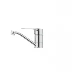 Змішувач для умивальника Cron Hansberg 004 хромований з поворотним виливом 15 см (CR0030)