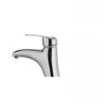 Смеситель для умывальника Cron Magic 001 (черная ручка) (CR0103)