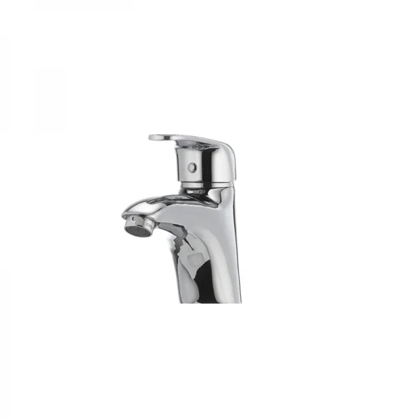 Смеситель для умывальника Cron Magic 001 (черная ручка) (CR0103)