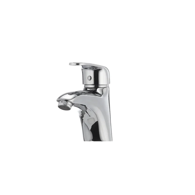 Смеситель для умывальника Cron Magic 001 (черная ручка) (CR0103)