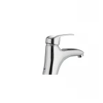 Смеситель для умывальника Cron Magic 001 (черная ручка) (CR0103)