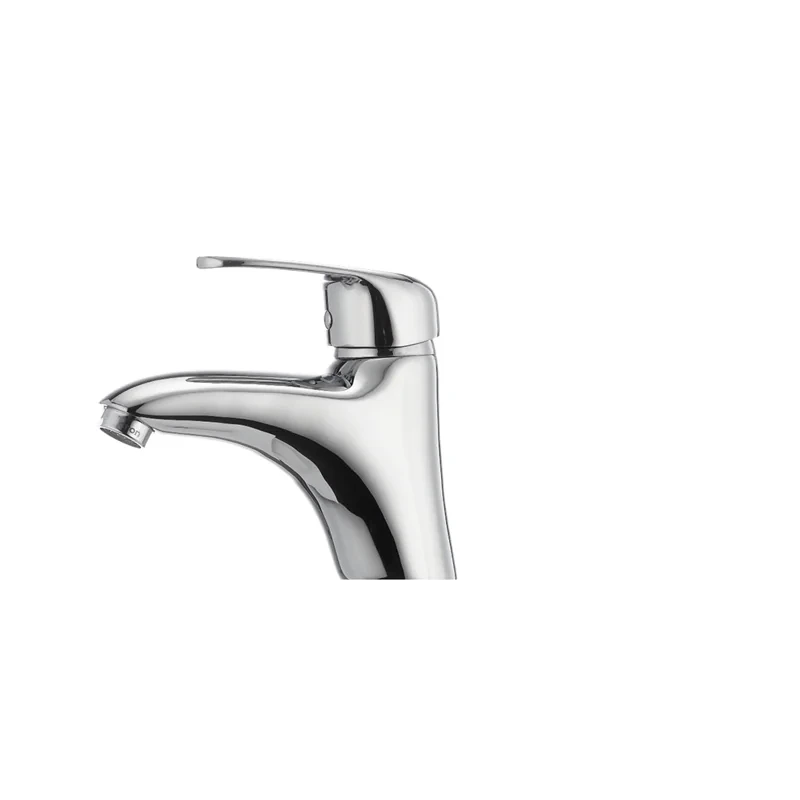 Смеситель для умывальника Cron Magic 001 (черная ручка) (CR0103)