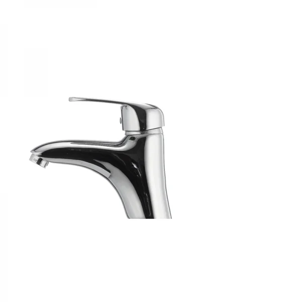 Смеситель для умывальника Cron Magic 001 (черная ручка) (CR0103)