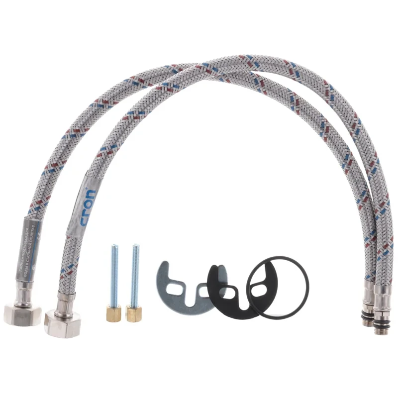 Смеситель для умывальника Cron Magic 001 (черная ручка) (CR0103)