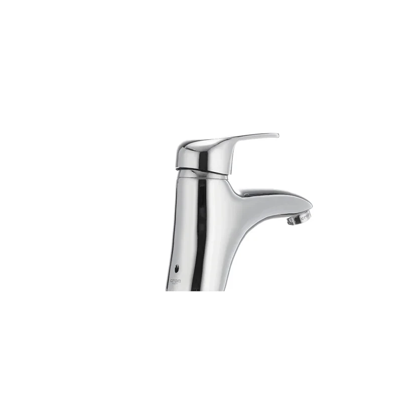 Смеситель для умывальника Cron Magic 001 (черная ручка) (CR0103)