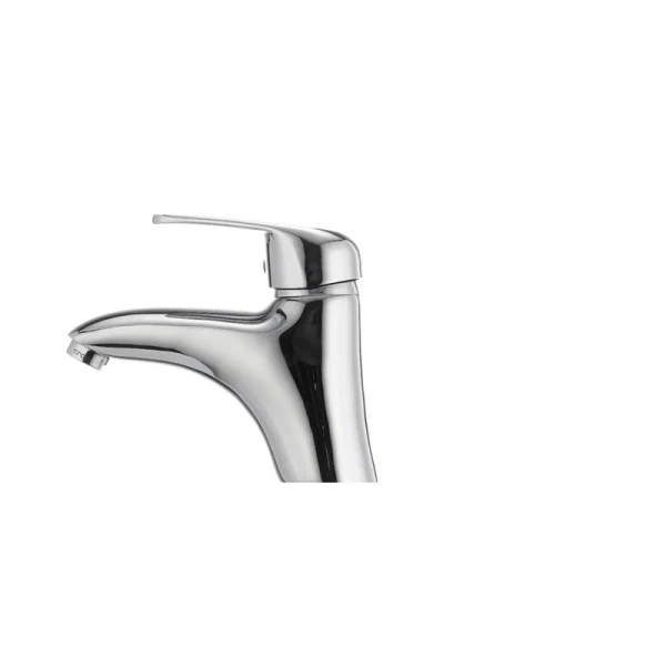 Смеситель для умывальника Cron Magic 001 (черная ручка) (CR0103)