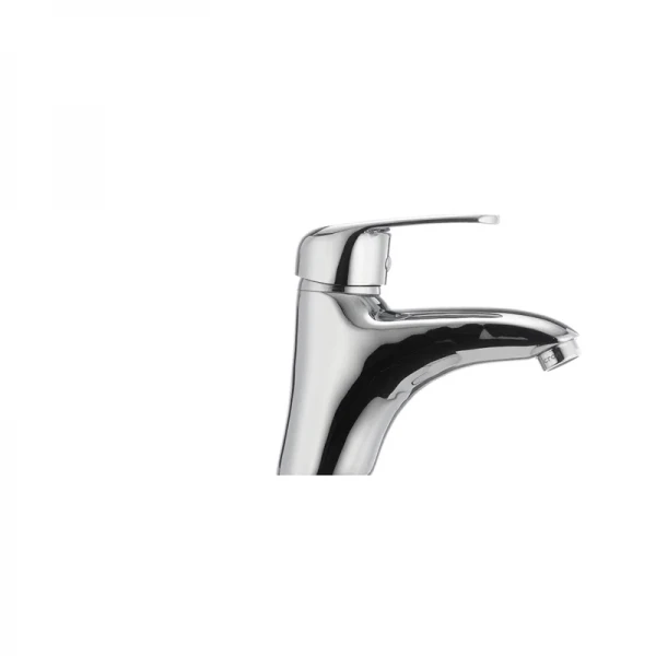 Смеситель для умывальника Cron Magic 001 (черная ручка) (CR0103)