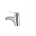 Смеситель для умывальника Cron Magic 001 (черная ручка) (CR0103)