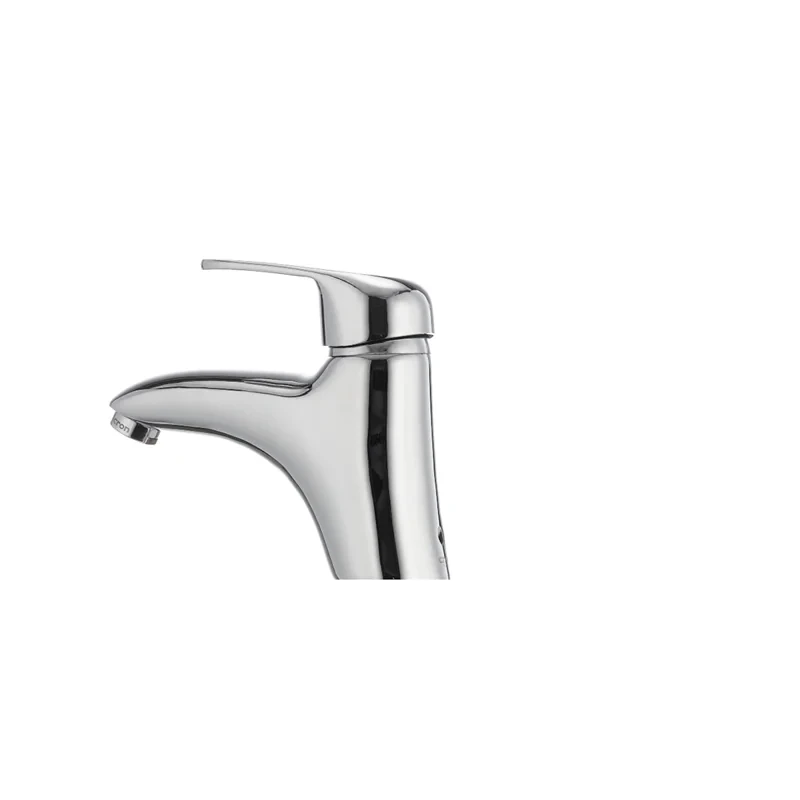 Смеситель для умывальника Cron Magic 001 (черная ручка) (CR0103)