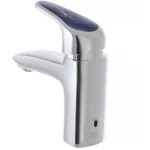 Смеситель для умывальника Cron Magic 001 (синяя ручка) (CR0104)