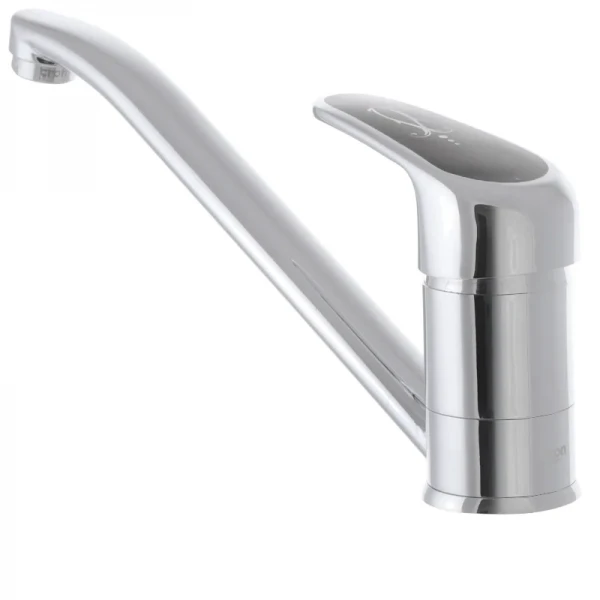 Смеситель для кухни Cron Magic 004 (черная ручка) (CR0105)