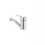 Смеситель для умывальника Cron Magic 004 (излив 15 см) (черная ручка) (CR0107)