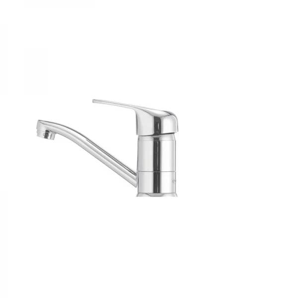 Смеситель для умывальника Cron Magic 004 (излив 15 см) (черная ручка) (CR0107)