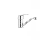 Смеситель для умывальника Cron Magic 004 (излив 15 см) (черная ручка) (CR0107)